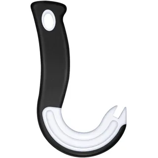 ZHjuju Dosenöffner Manuell,Dosenöffner Ring Pull GlasÖffner Ring Pull GlasÖffner J förmig Küchenhelfer Haken Dosenöffner für Verschlussringen Konservendosen mit Verschlussringen Schwarz