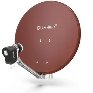 Dur-Line Select 2 Teilnehmer Set - Qualitäts-Alu-Satelliten-Komplettanlage - Sel...