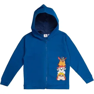 Paw Patrol Sweatjacke Kapuzenpullover mit Reißverschluss Hoodie blau | Gr.: 110/116