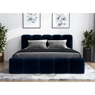 160 x 200 cm Dunkelblau