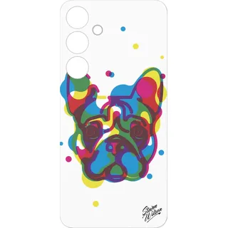 Samsung Artist Steven Wilson Flipsuit Card für das Galaxy S24+ Silber, Blau Und Pink