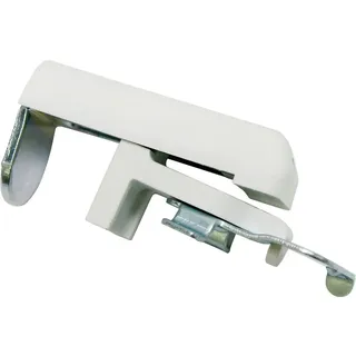 GARDINIA Klemmträger Metall/Kunststoff Weiß