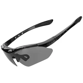 ROCKBROS Photochrome UV400-Fahrradbrille – Schwarz - Qualitative Fahrradbrille Rockbros No Size