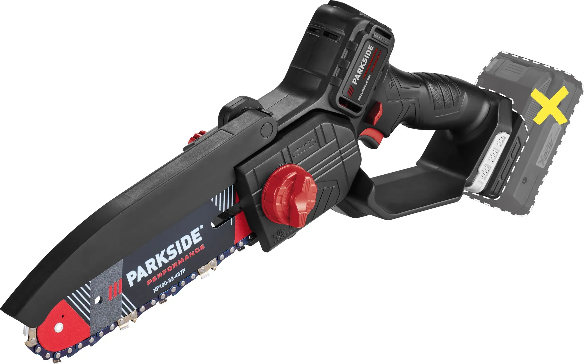 PARKSIDE PERFORMANCE® 20 V Akku-Gehölzschneider »PPAGHS 20-Li A1«, ohne Akku und Ladegerät