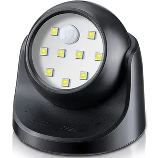 Led-sicherheitsstrahler Mit Pir-bewegungsmelder, Drahtlose Außenbeleuchtung, Batteriebetriebene Außenbeleuchtung (batterien Nicht Im Lieferumfang Enthalten).