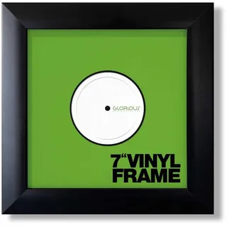 Glorious Vinyl Frame Set 7" Black - 3x Vinyl Cover Rahmen für 7"-Schallplatten, einfaches Anbringen und Austauschen, Alternativer Klappmechanismus, schwarz