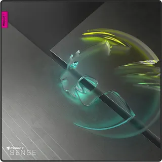 Roccat Sense Icon Gaming-Mauspad Schwarz/Grau