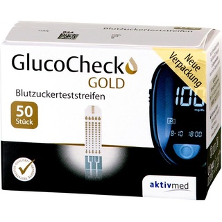 aktivmed GlucoCheck GOLD Blutzuckerteststreifen