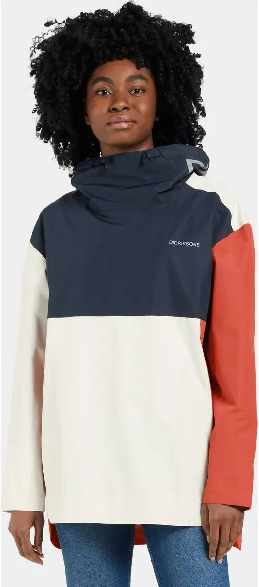 Didriksons Thyra WNS Jacket 3 brique red/dk.blue/white (B19) 40