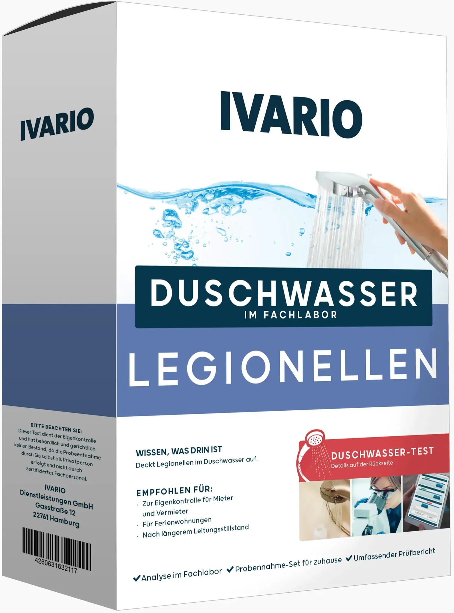 Legionellen-Wassertest - Express (7-10 Werktage)
