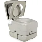 Wiltec mobile Campingtoilette 10 l, kompakte Camping Toilette, Camping WC mit manueller Pumpe, leicht zu reinigendes Campingklo für Wohnmobil