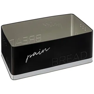 Five 5five Simply Smart Schwarzer in Schwarz, Metall, 20.2x14.5x32.7 cm, Küchenzubehör, Brotkästen - -Körbe