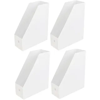 DOITOOL Vertikaler Aktenhalter 2 Stück 9x24x27cm Aus Kunststoff Mit Verdicktem Design Desktop Dokumenten Organizer Für Büro Schule Und Zuhause