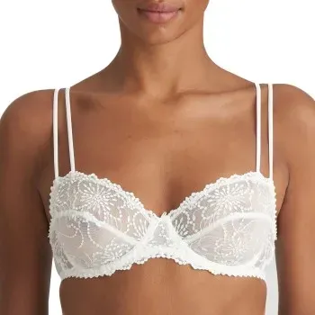 Marie Jo BH Jane Balcony Horizontal Seam Bra Elfenbein E 80 Damen