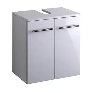 Held MÖBEL Parma Unterbeckenschrank, Hochglanz-weiß 842096 - weiss