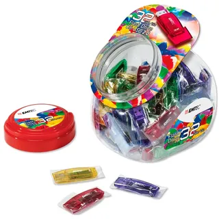 USB 2.0 Candy Jar 80 pcs. (32 GB, USB-A), USB Stick, Mehrfarbig