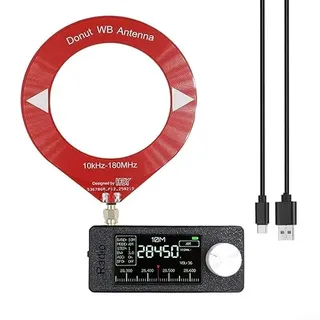 HpLive Mini-Radio SI4732 ,0.5-108mhz Taschenradio, mit Empfänger und Rahmenantenne für ESP-32-S3(Black)
