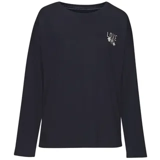 VIVANCE DREAMS Damen Langarmshirt dunkelblau Gr.40/42