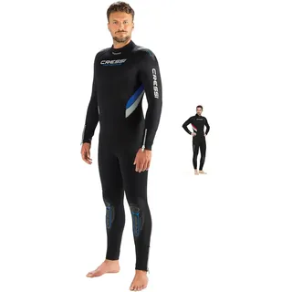 Cressi Castoro Man MONOPIECE Wetsuit Black/Blue 5mm XL/5