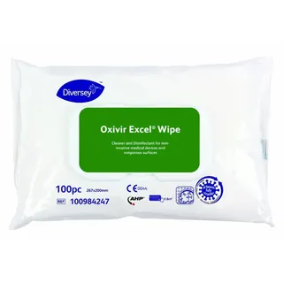 Diversey Oxivir® Excel Wipe Desinfektionstücher mit breitem Wirkungsspektrum 1 St Desinfektionslösung