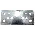 Distanzplatte für Kastenriegelschloss, 1 mm, Stahl verzinkt