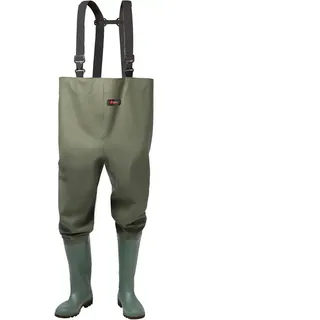 FELDTMANN Wathose Gr.43 olivgrün PVC auf Polyester-Trägergewebe
