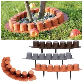 Prosperplast Rasenkante 810 x 6 cm 1 Stück Terracotta