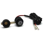 Albrecht Duo USB A+C Steckdose Motorrad 12/24V, Walkie Talkie, Schwarz