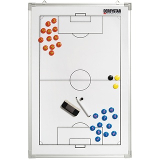 derbystar Taktiktafel Aluminium Fussball, 45 x 30 cm, 4111000000, Weiß