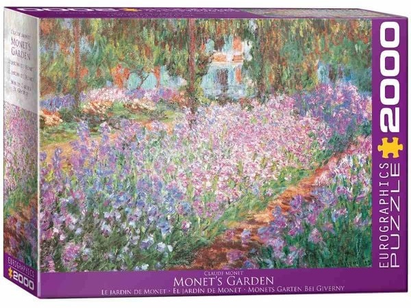 Eurographics 8220-4908 - Monets Garten, Monet, Puzzle, 2.000 Teile