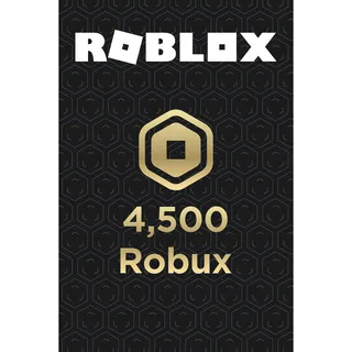 Microsoft Roblox 4.500 Robux, Ingame Währung