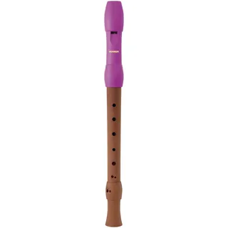 HOHNER Blockflöte, Alegra Line, pink, barock, zweiteilig