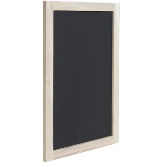 Mendler Wandtafel HWC-C18, Kreidetafel Schreibtafel Schiefertafel Dekotafel Notiztafel ~ 60x40cm