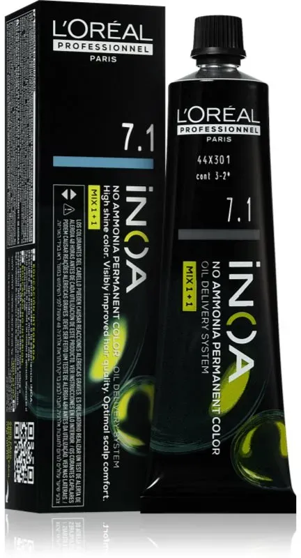 L’Oréal Professionnel Inoa Permanent-Haarfarbe ohne Ammoniak Farbton 7.1 60 ml