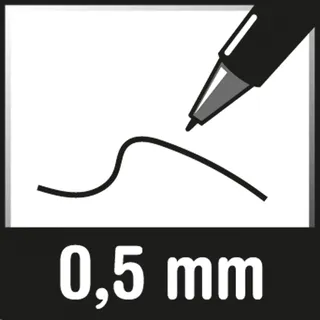 Schneider Kugelschreibermine 575 M 0,5 mm Blau 5 St./Pack.