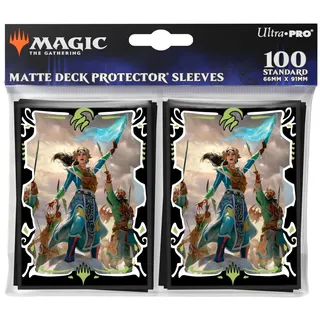 Ultra PRO - Tarkir Dragonstorm Eshki, Temur’s Roar (Temur Roar Commander Deck) 100ct Deck Protector Sleeves for Magic: The Gathering | Magic Gathering Accessories MTG Card Protection TCG Deck Sleeves