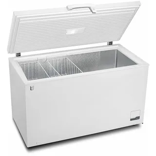 METRO Professional Gefriertruhe GHF2300, 300 L, 95 W, Tiefkühltruhe, 1 Korb, Türschloss, Temperaturalarm, Rollen (500 Liter)