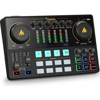 MAONO AME2 (USB-C), Soundkarte, Schwarz