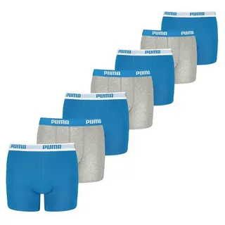 Puma Boxershorts Jungen Kinder Unterhose Unterwäsche 7 er Pack in 417 - blue/grey | 128