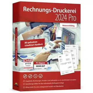 Markt & Technik Rechnungs-Druckerei 2024 Pro Vollversion, 1 Lizenz Windows Finanz-Software