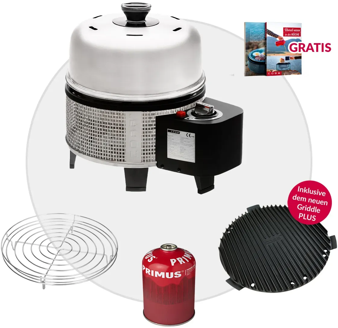COBB Gas DELUXE 2.0 Grill Multifunktionsküche inkl. Cobb Bratenrost + Kartusche