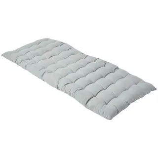 Homescapes Bankauflage grau 100% Baumwolle