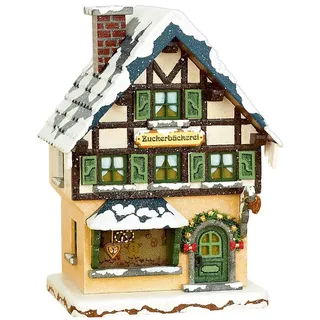 Hubrig Volkskunst Hubrig Winterkinder Zuckerbäckerei 15 cm elektr. beleuchtet