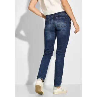 Cecil Damen, Style Scarlett 1-knopf 59 Jeans in mid blue wash), | Gr.: W30/L30