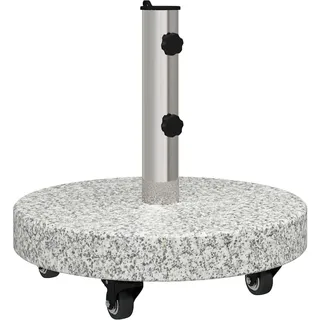 vidaXL Sonnenschirmständer Grau 45 x 45 x 45 cm Granit vidaXL