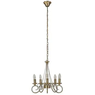 LINDBY Marnia 5 Kronleuchter Messing