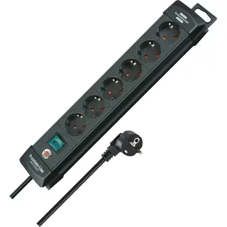 6-fach 3 m schwarz