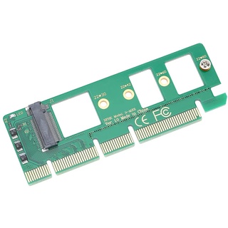 PCIE NVME Adapter, Adapter Transfer Erweiterungskarte PCIE 3.0 X4 X8 X16 auf NVME M.2 NVME SSD, SSD NVME PCIE Adapter mit Hervorragender Verarbeitung, Grünes ABS