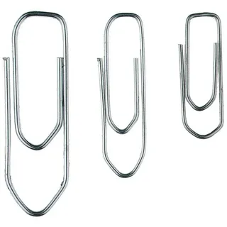 Alco Büroklammern 26mm, silber verzinkt, 1000 Stück