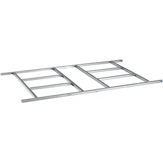 Floraworld Fundament 236 x 174 x 206 cm verzinkt Grau/Silber